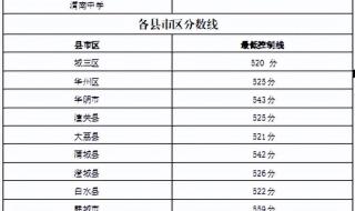 中考分数线2022年公布